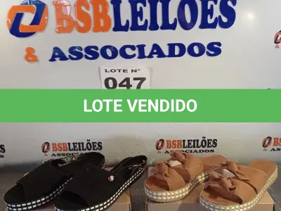 LOTE 047 - 02 – PARES DE CALÇADOS FEMININO Nº 39 (NO ESTADO, NÃO SABEMOS SE FUNCIONA. LEILÃO NÃO TEM GARANTIA E NEM DEVOLUÇÃO, SUJEITO A POSSÍVEIS AVARIAS VISÍVEIS/OCULTAS E/OU AUSÊNCIA DE COMPONENTES)
