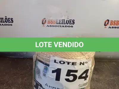 LOTE 154 - 01 - 220 METROS CORDA SISAL 6MM (NO ESTADO, NÃO SABEMOS SE FUNCIONA. LEILÃO NÃO TEM GARANTIA E NEM DEVOLUÇÃO, SUJEITO A POSSÍVEIS AVARIAS VISÍVEIS/OCULTAS E/OU AUSÊNCIA DE COMPONENTES)