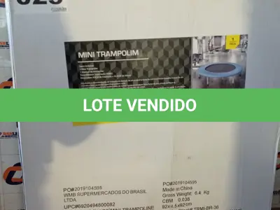 LOTE 025 - 01 - TRAMPOLIM/MINI CAMA ELÁSTICA (NO ESTADO, NÃO SABEMOS SE FUNCIONA. LEILÃO NÃO TEM GARANTIA E NEM DEVOLUÇÃO, SUJEITO A POSSÍVEIS AVARIAS VISÍVEIS/OCULTAS E/OU AUSÊNCIA DE COMPONENTES)