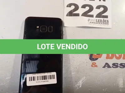 LOTE 222 - 01 - SAMSUNG GALAXY S8 64GB (NO ESTADO, NÃO SABEMOS SE FUNCIONA. LEILÃO NÃO TEM GARANTIA E NEM DEVOLUÇÃO, SUJEITO A POSSÍVEIS AVARIAS VISÍVEIS/OCULTAS E/OU AUSÊNCIA DE COMPONENTES)