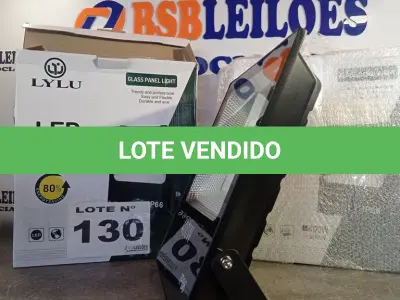 LOTE 130 - 02 - REFLETORES LED 400W BIVOLT (NO ESTADO, NÃO SABEMOS SE FUNCIONA. LEILÃO NÃO TEM GARANTIA E NEM DEVOLUÇÃO, SUJEITO A POSSÍVEIS AVARIAS VISÍVEIS/OCULTAS E/OU AUSÊNCIA DE COMPONENTES)