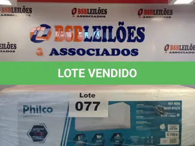 LOTE 077 - 01 - EVAPORADORA SPLIT PHILCO 9000 BTU/H FRIO - PAS9200F1 220V(NO ESTADO, NÃO SABEMOS SE FUNCIONA. LEILÃO NÃO TEM GARANTIA E NEM DEVOLUÇÃO, SUJEITO A POSSÍVEIS AVARIAS VISÍVEIS/OCULTAS E/OU AUSÊNCIA DE COMPONENTES)
