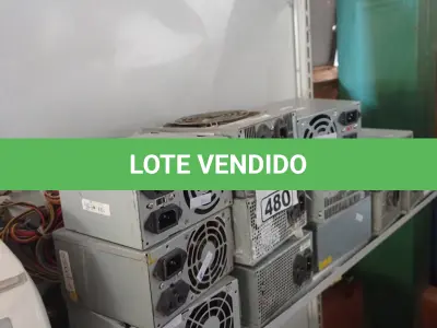 LOTE 480 - 01 LOTE COM VÁRIAS FONTES PARA PC MARCAS E MODELOS DIVERSOS. (NO ESTADO, LEILÃO NÃO TEM GARANTIA E NEM DEVOLUÇÃO, SUJEITO A POSSÍVEIS AVARIAS VISÍVEIS/OCULTAS E/OU AUSÊNCIA DE COMPONENTES).