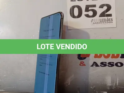 LOTE 052 - 01 - SAMSUNG GALAXY S20 PLUS 128GB (NO ESTADO, NÃO SABEMOS SE FUNCIONA. LEILÃO NÃO TEM GARANTIA E NEM DEVOLUÇÃO, SUJEITO A POSSÍVEIS AVARIAS VISÍVEIS/OCULTAS E/OU AUSÊNCIA DE COMPONENTES)