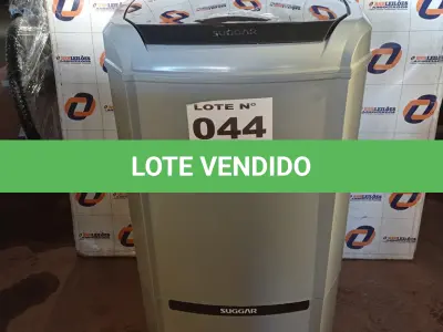 LOTE 044 - 01 - LAVADORA LAVAMAX ECO 20 KG PRATA SUGGAR LE2002PR (NO ESTADO, NÃO SABEMOS SE FUNCIONA. LEILÃO NÃO TEM GARANTIA E NEM DEVOLUÇÃO, SUJEITO A POSSÍVEIS AVARIAS VISÍVEIS/OCULTAS E/OU AUSÊNCIA DE COMPONENTES)