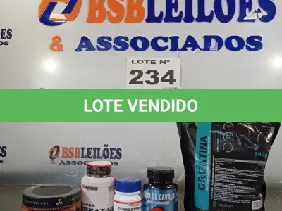 LOTE 234 - 05 - SUPLEMENTOS ALIMENTARES (NO ESTADO, NÃO SABEMOS SE FUNCIONA. LEILÃO NÃO TEM GARANTIA E NEM DEVOLUÇÃO, SUJEITO A POSSÍVEIS AVARIAS VISÍVEIS/OCULTAS E/OU AUSÊNCIA DE COMPONENTES)