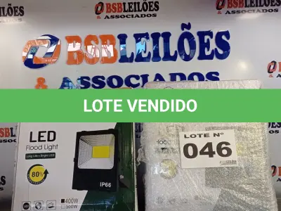LOTE 046 - 02 - REFLETOR LED 400W BIVOLT (NO ESTADO, NÃO SABEMOS SE FUNCIONA. LEILÃO NÃO TEM GARANTIA E NEM DEVOLUÇÃO, SUJEITO A POSSÍVEIS AVARIAS VISÍVEIS/OCULTAS E/OU AUSÊNCIA DE COMPONENTES)