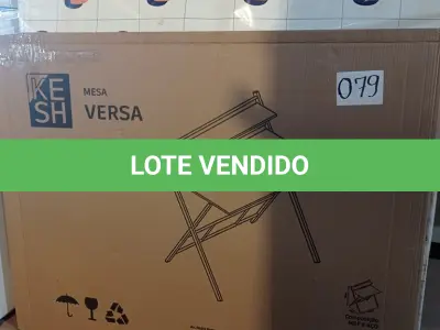 LOTE 079 - 01 – MESA ESCRITÓRIO (NO ESTADO, NÃO SABEMOS SE FUNCIONA. LEILÃO NÃO TEM GARANTIA E NEM DEVOLUÇÃO, SUJEITO A POSSÍVEIS AVARIAS VISÍVEIS/OCULTAS E/OU AUSÊNCIA DE COMPONENTES)