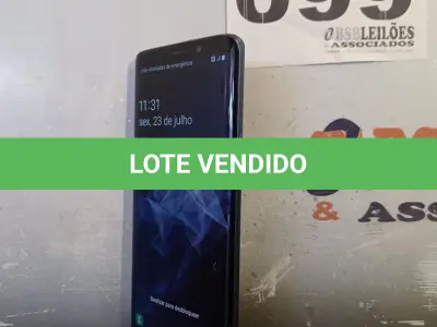 LOTE 099 - 01 - SAMSUNG GALAXY S9 128GB (NO ESTADO, NÃO SABEMOS SE FUNCIONA. LEILÃO NÃO TEM GARANTIA E NEM DEVOLUÇÃO, SUJEITO A POSSÍVEIS AVARIAS VISÍVEIS/OCULTAS E/OU AUSÊNCIA DE COMPONENTES)