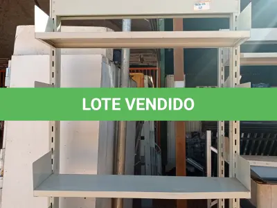 LOTE 501 - 01 ESTANTE DE FERRO COM 06 PRATELEIRAS. (NO ESTADO, LEILÃO NÃO TEM GARANTIA E NEM DEVOLUÇÃO, SUJEITO A POSSÍVEIS AVARIAS VISÍVEIS/OCULTAS E/OU AUSÊNCIA DE COMPONENTES).