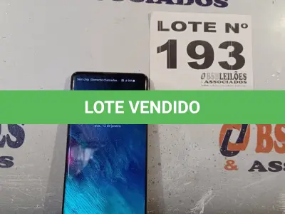 LOTE 193 - 01 - SAMSUNG GALAXY S10 128GB (NO ESTADO, NÃO SABEMOS SE FUNCIONA. LEILÃO NÃO TEM GARANTIA E NEM DEVOLUÇÃO, SUJEITO A POSSÍVEIS AVARIAS VISÍVEIS/OCULTAS E/OU AUSÊNCIA DE COMPONENTES)