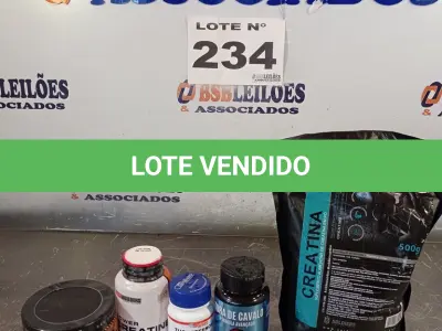 LOTE 234 - 05 - SUPLEMENTOS ALIMENTARES (NO ESTADO, NÃO SABEMOS SE FUNCIONA. LEILÃO NÃO TEM GARANTIA E NEM DEVOLUÇÃO, SUJEITO A POSSÍVEIS AVARIAS VISÍVEIS/OCULTAS E/OU AUSÊNCIA DE COMPONENTES)