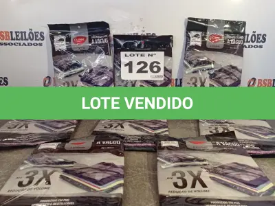 LOTE 126 - 08 - ORGANIZADORES SACO A VÁCUO (NO ESTADO, NÃO SABEMOS SE FUNCIONA. LEILÃO NÃO TEM GARANTIA E NEM DEVOLUÇÃO, SUJEITO A POSSÍVEIS AVARIAS VISÍVEIS/OCULTAS E/OU AUSÊNCIA DE COMPONENTES)