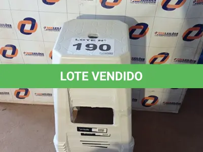 LOTE 190 - 10 - BANQUETAS EM POLIPROPILENO (NO ESTADO, NÃO SABEMOS SE FUNCIONA. LEILÃO NÃO TEM GARANTIA E NEM DEVOLUÇÃO, SUJEITO A POSSÍVEIS AVARIAS VISÍVEIS/OCULTAS E/OU AUSÊNCIA DE COMPONENTES)
