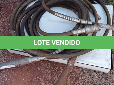 LOTE 522 - 01 VIBRADOR PARA CONCRETO. (NO ESTADO, LEILÃO NÃO TEM GARANTIA E NEM DEVOLUÇÃO, SUJEITO A POSSÍVEIS AVARIAS VISÍVEIS/OCULTAS E/OU AUSÊNCIA DE COMPONENTES).