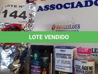 LOTE 144 - 04 - SUPLEMENTOS ALIMENTARES (NO ESTADO, NÃO SABEMOS SE FUNCIONA. LEILÃO NÃO TEM GARANTIA E NEM DEVOLUÇÃO, SUJEITO A POSSÍVEIS AVARIAS VISÍVEIS/OCULTAS E/OU AUSÊNCIA DE COMPONENTES)