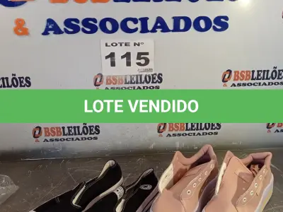 LOTE 115 - 02 – PARES DE CALÇADOS FEMININO Nº 38 (NO ESTADO, NÃO SABEMOS SE FUNCIONA. LEILÃO NÃO TEM GARANTIA E NEM DEVOLUÇÃO, SUJEITO A POSSÍVEIS AVARIAS VISÍVEIS/OCULTAS E/OU AUSÊNCIA DE COMPONENTES)