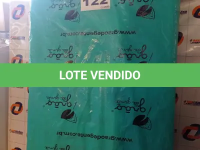 LOTE 122 - 01 - COLCHÃO BERÇO AMERICANO 130X70 D18 - GRÃO DE GENTE (NO ESTADO, NÃO SABEMOS SE FUNCIONA. LEILÃO NÃO TEM GARANTIA E NEM DEVOLUÇÃO, SUJEITO A POSSÍVEIS AVARIAS VISÍVEIS/OCULTAS E/OU AUSÊNCIA DE COMPONENTES)