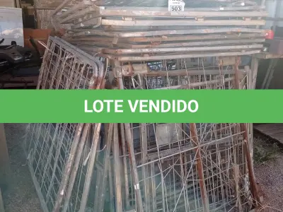 LOTE 503 - 01 LOTE COM VÁRIAS GRADE DE FERRO. (NO ESTADO, LEILÃO NÃO TEM GARANTIA E NEM DEVOLUÇÃO, SUJEITO A POSSÍVEIS AVARIAS VISÍVEIS/OCULTAS E/OU AUSÊNCIA DE COMPONENTES).