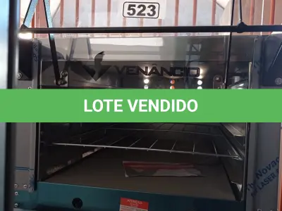 LOTE 523 - 01 FORNO INDUSTRIAL MARCA VENÂNCIO. (NO ESTADO, LEILÃO NÃO TEM GARANTIA E NEM DEVOLUÇÃO, SUJEITO A POSSÍVEIS AVARIAS VISÍVEIS/OCULTAS E/OU AUSÊNCIA DE COMPONENTES).
