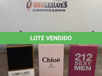 LOTE 275 - 03 – PERFUMES DIVERSOS (NO ESTADO, NÃO SABEMOS SE FUNCIONA. LEILÃO NÃO TEM GARANTIA E NEM DEVOLUÇÃO, SUJEITO A POSSÍVEIS AVARIAS VISÍVEIS/OCULTAS E/OU AUSÊNCIA DE COMPONENTES)