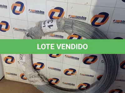 LOTE 137 - 01- ROLO DE ARAME (NO ESTADO, NÃO SABEMOS SE FUNCIONA. LEILÃO NÃO TEM GARANTIA E NEM DEVOLUÇÃO, SUJEITO A POSSÍVEIS AVARIAS VISÍVEIS/OCULTAS E/OU AUSÊNCIA DE COMPONENTES)