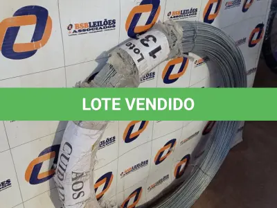 LOTE 137 - 01- ROLO DE ARAME (NO ESTADO, NÃO SABEMOS SE FUNCIONA. LEILÃO NÃO TEM GARANTIA E NEM DEVOLUÇÃO, SUJEITO A POSSÍVEIS AVARIAS VISÍVEIS/OCULTAS E/OU AUSÊNCIA DE COMPONENTES)
