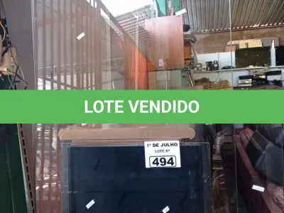 LOTE 494 - 01 LOTE COM VÁRIOS TAMPOS DE VIDRO TEMPERADO TAMANHOS DIVERSOS. (NO ESTADO, LEILÃO NÃO TEM GARANTIA E NEM DEVOLUÇÃO, SUJEITO A POSSÍVEIS AVARIAS VISÍVEIS/OCULTAS E/OU AUSÊNCIA DE COMPONENTES).