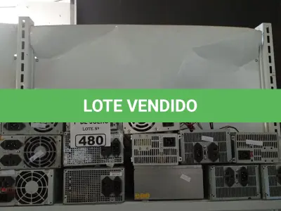LOTE 480 - 01 LOTE COM VÁRIAS FONTES PARA PC MARCAS E MODELOS DIVERSOS. (NO ESTADO, LEILÃO NÃO TEM GARANTIA E NEM DEVOLUÇÃO, SUJEITO A POSSÍVEIS AVARIAS VISÍVEIS/OCULTAS E/OU AUSÊNCIA DE COMPONENTES).