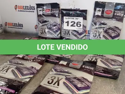LOTE 126 - 08 - ORGANIZADORES SACO A VÁCUO (NO ESTADO, NÃO SABEMOS SE FUNCIONA. LEILÃO NÃO TEM GARANTIA E NEM DEVOLUÇÃO, SUJEITO A POSSÍVEIS AVARIAS VISÍVEIS/OCULTAS E/OU AUSÊNCIA DE COMPONENTES)