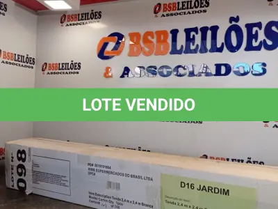 LOTE 098 - 01 – TENDA GAZEBO 2,40 X2,40 (NO ESTADO, NÃO SABEMOS SE FUNCIONA. LEILÃO NÃO TEM GARANTIA E NEM DEVOLUÇÃO, SUJEITO A POSSÍVEIS AVARIAS VISÍVEIS/OCULTAS E/OU AUSÊNCIA DE COMPONENTES)