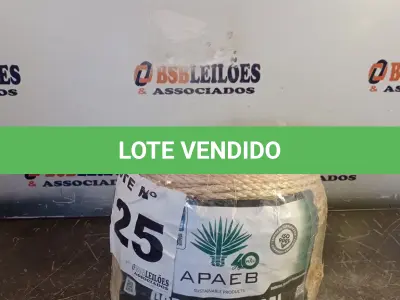 LOTE 125 - 01 - 220 METROS CORDA SISAL 6MM (NO ESTADO, NÃO SABEMOS SE FUNCIONA. LEILÃO NÃO TEM GARANTIA E NEM DEVOLUÇÃO, SUJEITO A POSSÍVEIS AVARIAS VISÍVEIS/OCULTAS E/OU AUSÊNCIA DE COMPONENTES)