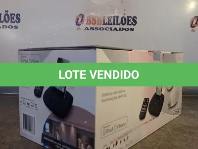 LOTE 073 - 01 - SISTEMA DE SOM E ILUMINAÇÃO SEM FIO (NO ESTADO, NÃO SABEMOS SE FUNCIONA. LEILÃO NÃO TEM GARANTIA E NEM DEVOLUÇÃO, SUJEITO A POSSÍVEIS AVARIAS VISÍVEIS/OCULTAS E/OU AUSÊNCIA DE COMPONENTES)