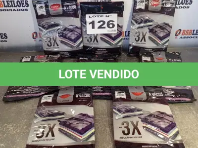 LOTE 126 - 08 - ORGANIZADORES SACO A VÁCUO (NO ESTADO, NÃO SABEMOS SE FUNCIONA. LEILÃO NÃO TEM GARANTIA E NEM DEVOLUÇÃO, SUJEITO A POSSÍVEIS AVARIAS VISÍVEIS/OCULTAS E/OU AUSÊNCIA DE COMPONENTES)