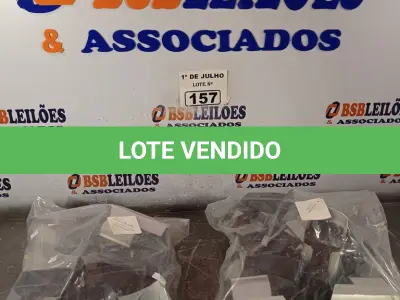 LOTE 157 - 01 LOTE COM VÁRIAS CAIXAS DE PROTEÇÃO PARA CÂMERAS DE SEGURANÇA. (NO ESTADO, LEILÃO NÃO TEM GARANTIA E NEM DEVOLUÇÃO, SUJEITO A POSSÍVEIS AVARIAS VISÍVEIS/OCULTAS E/OU AUSÊNCIA DE COMPONENTES).