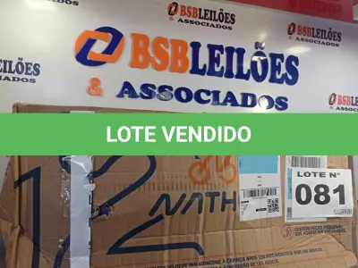 LOTE 081 - 01 - BICICLETA INFANTIL ARO 12 VIOLET COM RODINHAS, NATHOR (NO ESTADO, NÃO SABEMOS SE FUNCIONA. LEILÃO NÃO TEM GARANTIA E NEM DEVOLUÇÃO, SUJEITO A POSSÍVEIS AVARIAS VISÍVEIS/OCULTAS E/OU AUSÊNCIA DE COMPONENTES)