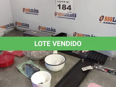 LOTE 184 - 15 - ITENS DOMÉSTICOS DIVERSOS (NO ESTADO, NÃO SABEMOS SE FUNCIONA. LEILÃO NÃO TEM GARANTIA E NEM DEVOLUÇÃO, SUJEITO A POSSÍVEIS AVARIAS VISÍVEIS/OCULTAS E/OU AUSÊNCIA DE COMPONENTES)