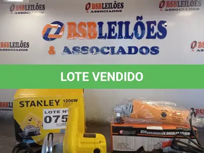 LOTE 075 - 01 SERRA MÁRMORE 01 ESMERILHADEIRA ANGULAR (NO ESTADO, NÃO SABEMOS SE FUNCIONA. LEILÃO NÃO TEM GARANTIA E NEM DEVOLUÇÃO, SUJEITO A POSSÍVEIS AVARIAS VISÍVEIS/OCULTAS E/OU AUSÊNCIA DE COMPONENTES)