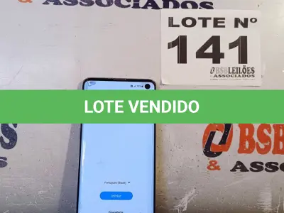 LOTE 141 - 01 - SAMSUNG GALAXY S10 128GB (NO ESTADO, NÃO SABEMOS SE FUNCIONA. LEILÃO NÃO TEM GARANTIA E NEM DEVOLUÇÃO, SUJEITO A POSSÍVEIS AVARIAS VISÍVEIS/OCULTAS E/OU AUSÊNCIA DE COMPONENTES)