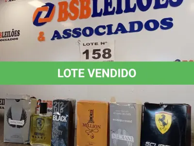 LOTE 158 - 06 – PERFUMES DIVERSOS (NO ESTADO, NÃO SABEMOS SE FUNCIONA. LEILÃO NÃO TEM GARANTIA E NEM DEVOLUÇÃO, SUJEITO A POSSÍVEIS AVARIAS VISÍVEIS/OCULTAS E/OU AUSÊNCIA DE COMPONENTES)