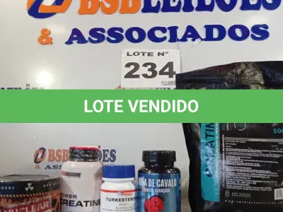 LOTE 234 - 05 - SUPLEMENTOS ALIMENTARES (NO ESTADO, NÃO SABEMOS SE FUNCIONA. LEILÃO NÃO TEM GARANTIA E NEM DEVOLUÇÃO, SUJEITO A POSSÍVEIS AVARIAS VISÍVEIS/OCULTAS E/OU AUSÊNCIA DE COMPONENTES)