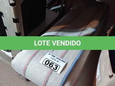 LOTE 063 - 01 TAPETE. (NO ESTADO, LEILÃO NÃO TEM GARANTIA E NEM DEVOLUÇÃO, SUJEITO A POSSÍVEIS AVARIAS VISÍVEIS/OCULTAS E/OU AUSÊNCIA DE COMPONENTES).