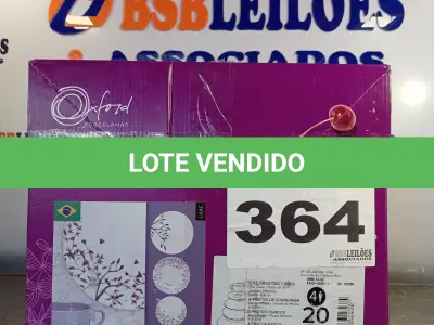 LOTE 364 - 01 – CONJUNTO DE JANTAR (NO ESTADO, NÃO SABEMOS SE FUNCIONA. LEILÃO NÃO TEM GARANTIA E NEM DEVOLUÇÃO, SUJEITO A POSSÍVEIS AVARIAS VISÍVEIS/OCULTAS E/OU AUSÊNCIA DE COMPONENTES)