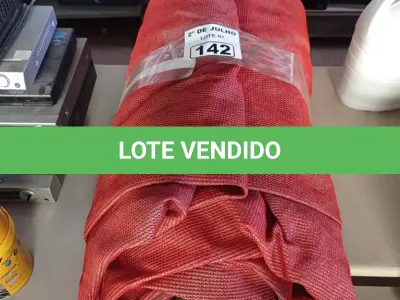 LOTE 142 - 01 TELA SOMBRITE 6MX4M. (NO ESTADO, LEILÃO NÃO TEM GARANTIA E NEM DEVOLUÇÃO, SUJEITO A POSSÍVEIS AVARIAS VISÍVEIS/OCULTAS E/OU AUSÊNCIA DE COMPONENTES).