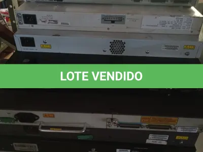 LOTE 096 - 07 SWITCHES MARCAS E MODELOS DIVERSOS.  (NO ESTADO, LEILÃO NÃO TEM GARANTIA E NEM DEVOLUÇÃO, SUJEITO A POSSÍVEIS AVARIAS VISÍVEIS/OCULTAS E/OU AUSÊNCIA DE COMPONENTES).