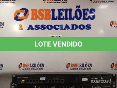 LOTE 180 - 01 MIKROTIK ROUTERBOARD RB201 E 01 CENTRAL PABX DIGISTAR XIP-270. (NO ESTADO, LEILÃO NÃO TEM GARANTIA E NEM DEVOLUÇÃO, SUJEITO A POSSÍVEIS AVARIAS VISÍVEIS/OCULTAS E/OU AUSÊNCIA DE COMPONENTES).