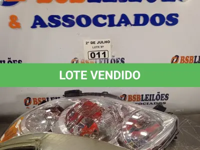 LOTE 011 - 01 FAROL DO LADO ESQUERDO DO COROLA. (NO ESTADO, LEILÃO NÃO TEM GARANTIA E NEM DEVOLUÇÃO, SUJEITO A POSSÍVEIS AVARIAS VISÍVEIS/OCULTAS E/OU AUSÊNCIA DE COMPONENTES).