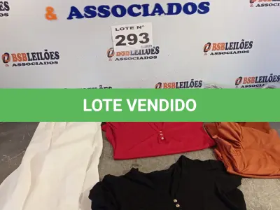LOTE 293 - 06 – PEÇAS DE ROUPAS FEMININAS (NO ESTADO, NÃO SABEMOS SE FUNCIONA. LEILÃO NÃO TEM GARANTIA E NEM DEVOLUÇÃO, SUJEITO A POSSÍVEIS AVARIAS VISÍVEIS/OCULTAS E/OU AUSÊNCIA DE COMPONENTES)