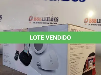 LOTE 284 - 01 - SISTEMA DE SOM E ILUMINAÇÃO SEM FIO (NO ESTADO, NÃO SABEMOS SE FUNCIONA. LEILÃO NÃO TEM GARANTIA E NEM DEVOLUÇÃO, SUJEITO A POSSÍVEIS AVARIAS VISÍVEIS/OCULTAS E/OU AUSÊNCIA DE COMPONENTES)