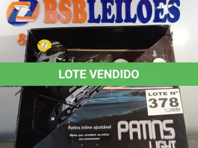 LOTE 378 - 01 - PATINS OXER LIGHT INLINE - ABEC 7 - AJUSTÁVEL TAMANHO 33-36 (NO ESTADO, NÃO SABEMOS SE FUNCIONA. LEILÃO NÃO TEM GARANTIA E NEM DEVOLUÇÃO, SUJEITO A POSSÍVEIS AVARIAS VISÍVEIS/OCULTAS E/OU AUSÊNCIA DE COMPONENTES)